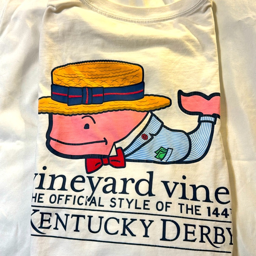 Men’s Vineyard Vines Long Sleeve Kentucky Derby Tee Shirt